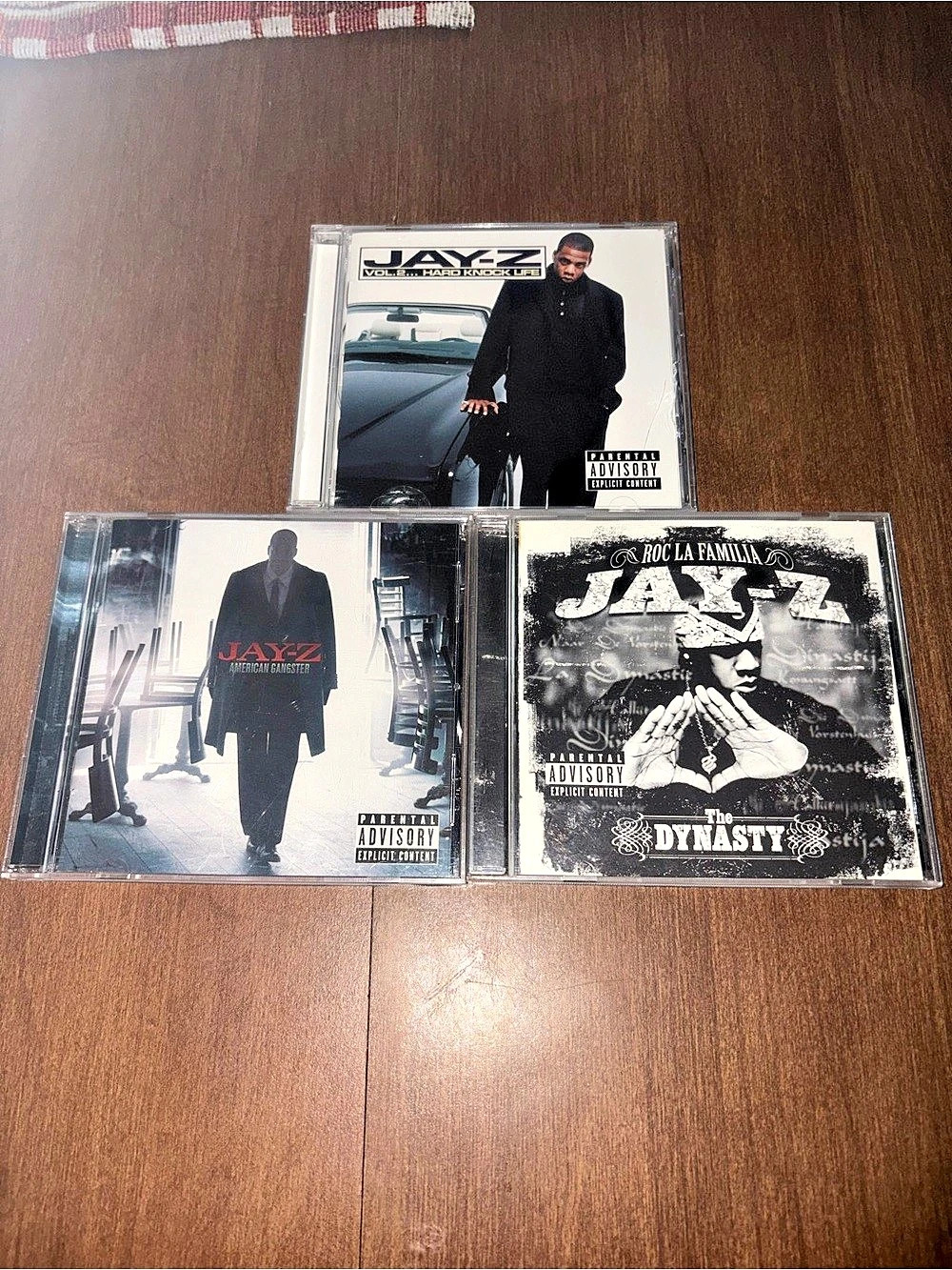 Jay-z CD Lot of 3 - American Gangster - The Dynasty - Vol 2 Hard Knock Life